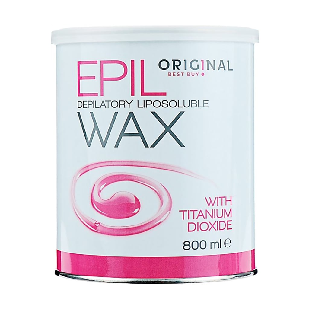 Жиророзчинний віск для депіляції Original Best Buy Epil Depilatory Liposoluble Wax рожевий, з титан-діоксидом, 800 мл