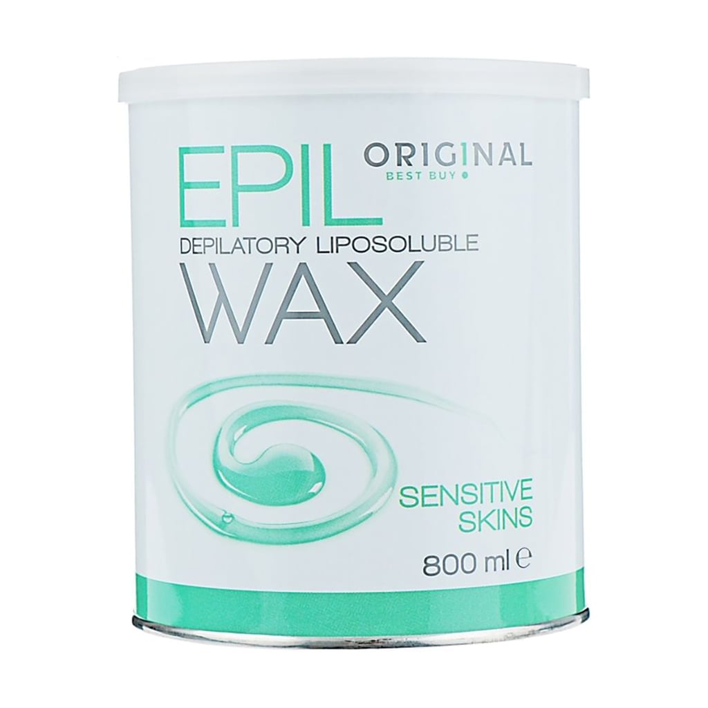 Жиророзчинний віск для депіляції Original Best Buy Epil Depilatory Liposoluble Wax зелений, для чутливої шкіри, 800 мл